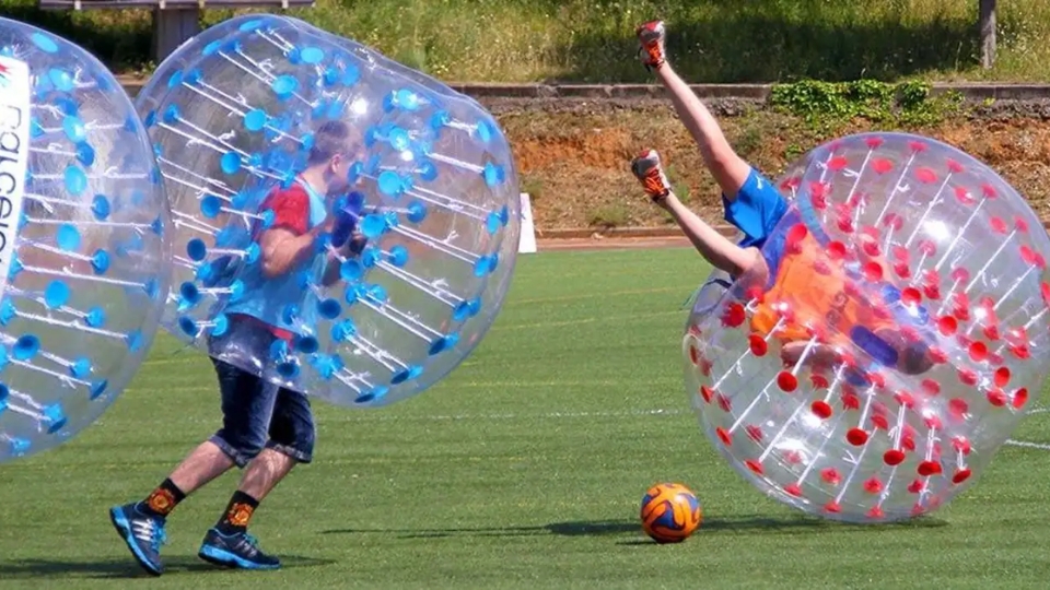 Yujuland lidera los eventos de Bubble Soccer en Málaga