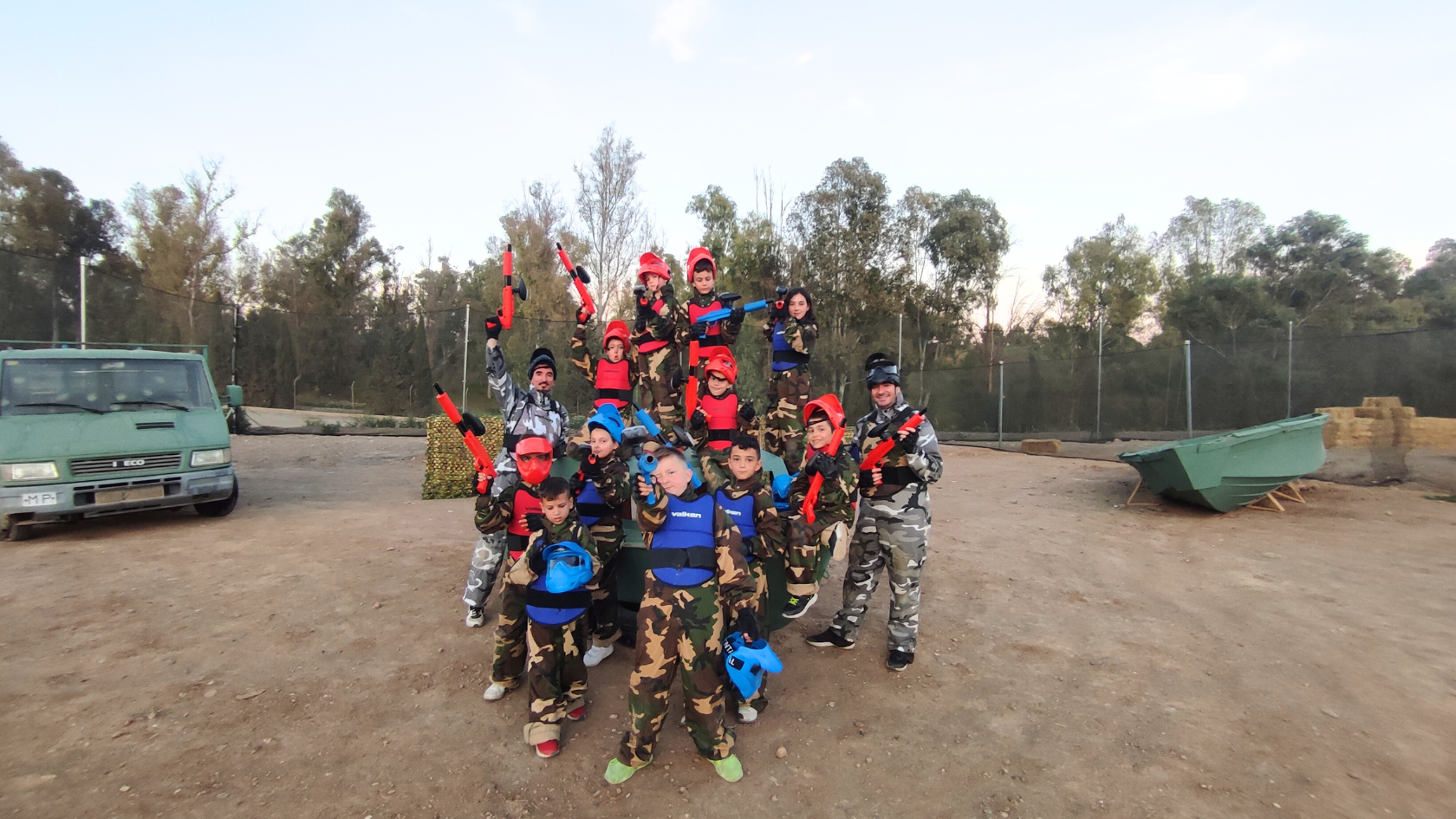 Minipaintball para niños en Yujuland, Campanillas, Málaga