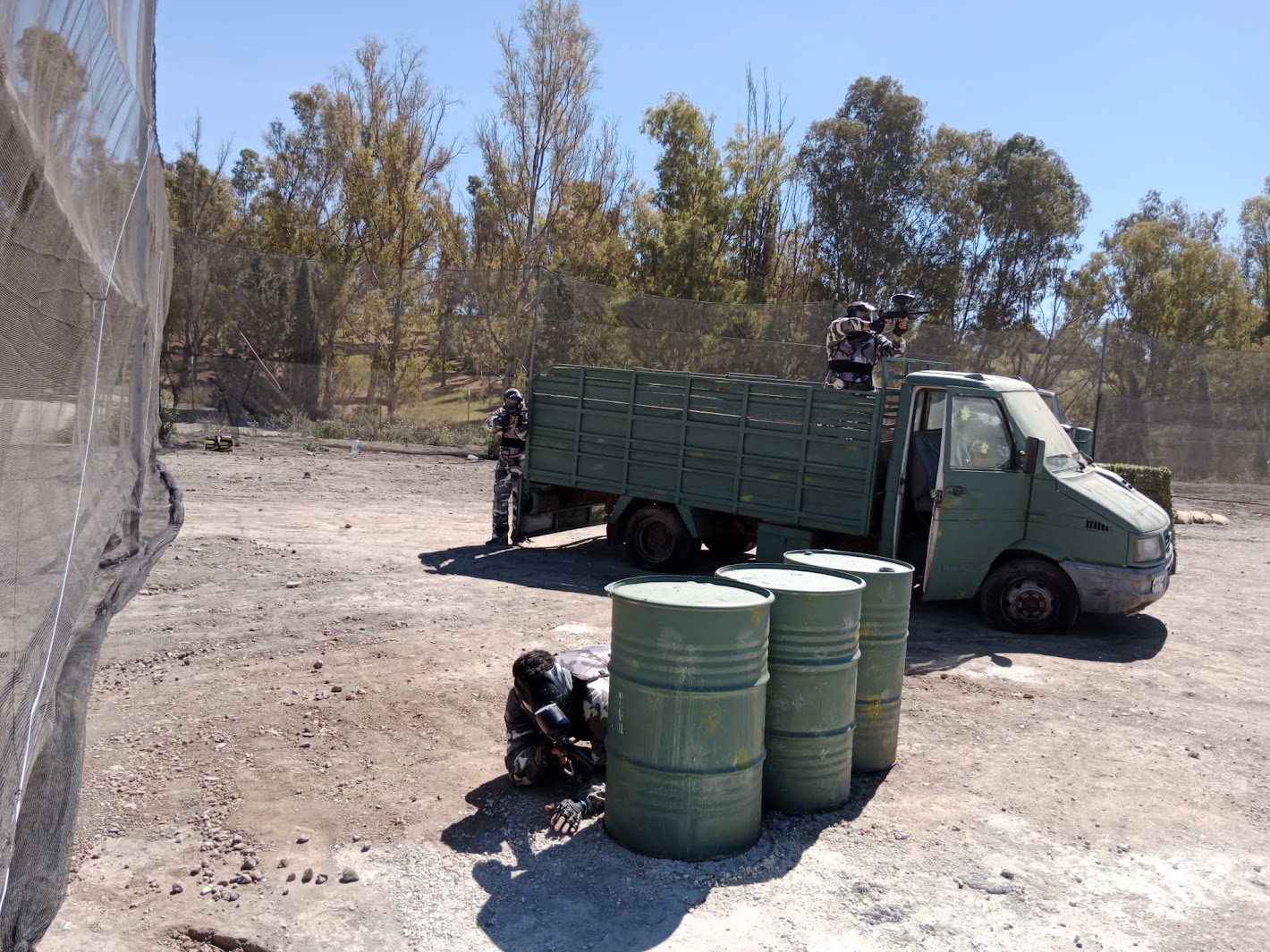 Camión de paintball en Málaga en Yujuland