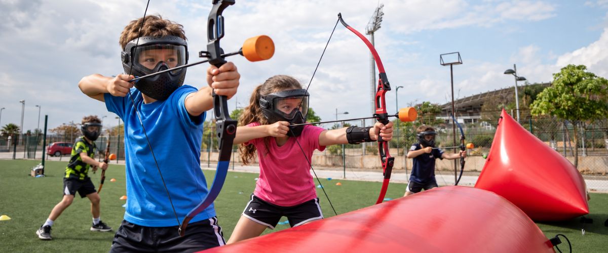 Batalla de Arqueros para cumpleaños infantiles en Málaga